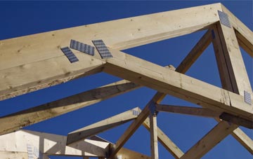 Mustard Hyrn roof trusses for new builds and additions